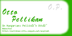 otto pellikan business card